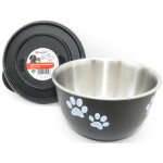 Ecuelle kena avec couvercle ø12. 7 cm 600 ml pour chien - flamingo Ecuelle kena avec couvercle ø12. 7 cm 600 ml pour chien - flamingo