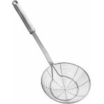 cumoire en acier inoxydable avec poigne pour frire et servir les aliments, les ptes, les spaghettis, ...