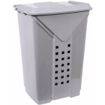 Eda - coffre � linge prima l 42 x l 34 x h 60 cm gris