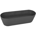 Eda - jardini�re cancun - gris anthracite - 38 l - 80 cm plastiques