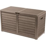 Eda - malle de jardin baya taupe 420 litres Eda - malle de jardin baya taupe 420 litres