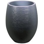 Eda plastiques pot egg haut graphit gris antracite 50 x 60 - 53 l
