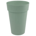Eda - vase haut rond toscane 46x65cm 67l vert laurier plastique Eda - vase haut rond toscane 46x65cm 67l vert laurier plastique