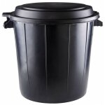 Poubelle d'immeuble 80 litres corps + couvercle eda