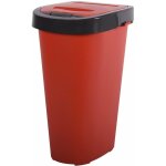 Poubelle tri - home 25 l rubis et gris anthracite