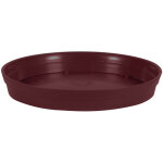 Eda - soucoupe  40, 50 cm pour pot  60 cm - rouge bourgogne