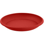 Eda - soucoupe cancun � 21 cm pour pot cancun � 30 cm - rouge rubis