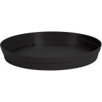 Eda - soucoupe �18, 5m pour pot de fleur toscane pop �25cm - gris anthracite