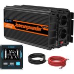 Edecoa convertisseur 12v 220v 230v onduleur 2000w télécommande 2x usb et écran pour panneau solaire voiture ... Edecoa convertisseur 12v 220v 230v onduleur 2000w télécommande 2x usb et écran pour panneau solaire voiture ...