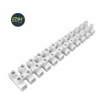 Edm - réglette de connexion 4mm - 12 connecteurs - homologuée ce - blanche Edm - réglette de connexion 4mm - 12 connecteurs - homologuée ce - blanche