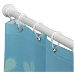 Barre blanche pour rideau de 125x220cm