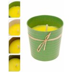 Edm - bougie anti - moustique citronelle avec contenant m�tallique 165g �9, 5x9, 6cm