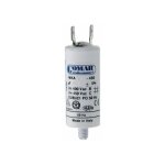 Edm - condensateur de dmarrage mka 2, 5uf 5% 450v 3, 4x6, 3cm avec pic m8 et faston simple 6, 35 konek ...