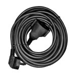 Edm - rallonge de tuyau, 15m, 3x1. 5, flexible, noir 23604 Edm - rallonge de tuyau, 15m, 3x1. 5, flexible, noir 23604