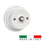 Edm - mcanisme bouton poussoir sonnette porcelaine srie vintage 10a 250v