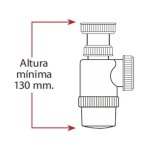 Edm - mini siphon bouteille extensible 1'' 1 / 2''