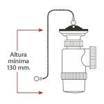 Edm - mini siphon bouteille extensible v70 cha�nette et bouchon