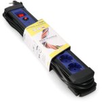 Edm - prise multiple 6 prises avec protecteur + interrupteur 3 mts.
