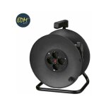 Edm - enrouleur de c�ble avec protecteur thermique 3 x1, 5 mm 50 m 4 prises