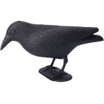 Edm - pouvantail anti - oiseau en forme de corbeau 36x13x18cm