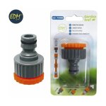 Edm - prise rapide avec adaptateur de filetage femelle 1' et 3 / 4' (blister)