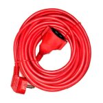Edm - rallonge lectrique t / tl 15m 3x1, 5mm flexible rouge