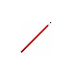 Edma - crayon de charpentier rouge x 12 pour bois sec 30 cm