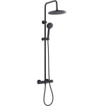 Edouard rousseau - colonne de douche avec robinetterie thermostatique pagan - noir Edouard rousseau - colonne de douche avec robinetterie thermostatique pagan - noir