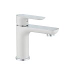 Edouard rousseau - mitigeur lavabo milk - chrom� / blanc