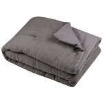dredon en gaze de coton 125x150 cm coline taupe