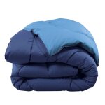 dredon gonflant bicolore bleu jean - bleu ocan terre de nuit 140x150