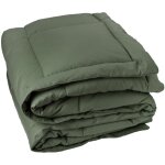 Edredon matelass� peau de p�che oekotex vert 140x160 cm