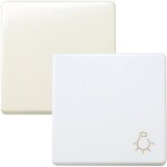 Bouton - poussoir simple avec voyant simon 27 play 27151 blanc