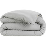 L'effet papillon - housse de couette flanelle 100% coton 200x200 candice gris brume L'effet papillon - housse de couette flanelle 100% coton 200x200 candice gris brume