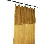 L'effet papillon - rideau ajustable + 8 anneaux pince 'gaa' 140 x 300 cm 'gaze de coton' - couleur: ...