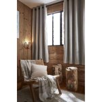L'effet papillon - rideau occultant phonique et thermique doubl polaire 'bjorn' 100% opaque - couleur: ...