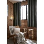 L'effet papillon - rideau occultant phonique et thermique doubl polaire 'bjorn' 100% opaque - couleur: ...