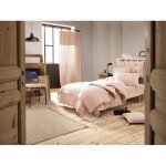 L'effet papillon - t�te de lit 'ga�a' 5 boutons avec passants 50 x 80 cm 'gaze de coton' - couleur: ga�a ...