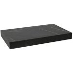 Egger - naturel plan vasque 83, 5x8x50 cm, noir effet marbre (do8050pbc)