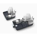 Egouttoir � vaisselle joseph joseph extend, �gouttoir � vaisselle extensible, drainage efficace, porte ...