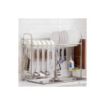 gouttoir  vaisselle, panier gouttoir d'vier, 60cm, avec porte - ustensiles, porte - planche  dcouper, ...