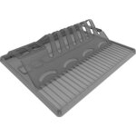 �gouttoir � vaisselle pliable rotho space wonder anthracite