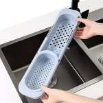 �gouttoir � vaisselle t�lescopique, �gouttoir � vaisselle r�glable, panier de vidange d'�vier de cuisine, ...