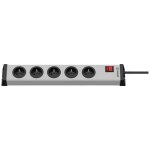 Ehmann - bloc multiprise avec interrupteur 0201x02052303 gris fiche fr 1 pc(s)