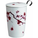 Tasse en porcelaine � double paroi avec infuseur - blossom