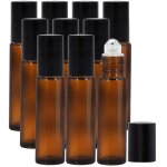 Einemgeld - flacons roll - on pour huiles essentielles, flacons roulants rechargeables en verre de couleur ...