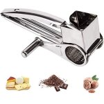 Einemgeld - moulin � fromage manuel, r�pe � parmesan, r�pe � tambour en acier inoxydable pour la nourriture, ...