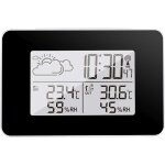 Einemgeld - station m�t�o sans fil, hygrom�tre pour thermom�tre ext�rieur int�rieur avec capteur ext�rieur ...