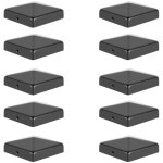 Einfeben 10x capuchon de poteau large gamme d'applications clture de protection chapeau pyramide pour ...