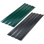 Einfeben 12 / 24 / 36x panneaux de toiture 129x46cm tles profiles ondules revtement - 14? grn 24pcs ...